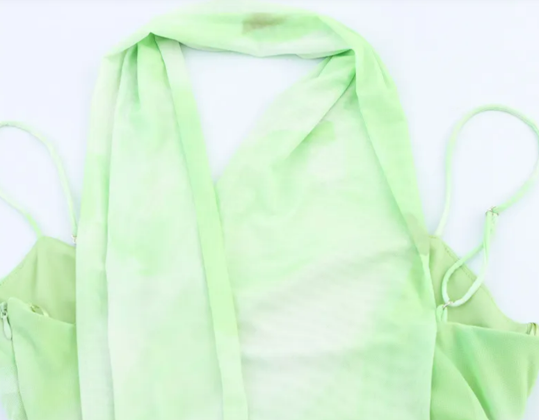 The Mint Scarf Dress