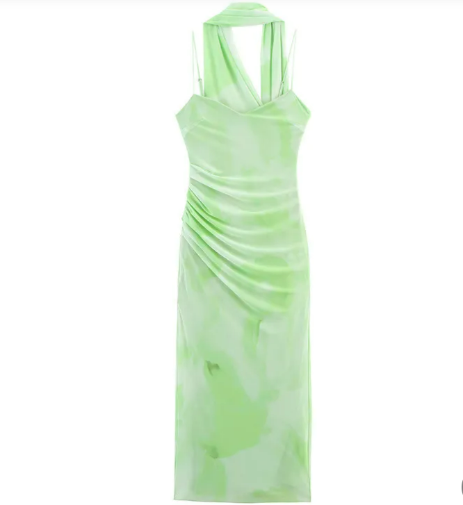 The Mint Scarf Dress